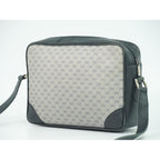 Gucci Vintage Micro GG Shoulder Bag Pochette Gray Navy — view 2