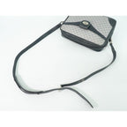 Gucci Vintage Micro GG Shoulder Bag Pochette Gray Navy — view 4