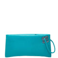 Loewe Logo Blue Green Leather