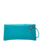 Loewe Logo Blue Green Leather