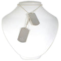 Gucci 925 Dog Tag Plate 2 Pieces Necklace
