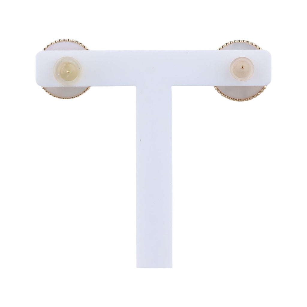 Dior Rose Des Vents White Yellow Gold Earring — view 2