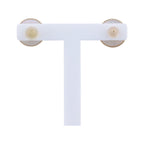 Dior Rose Des Vents White Yellow Gold Earring — view 2