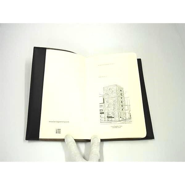 Bottega Veneta Intrecciato Leather Notebook Stationery Black Fl9564 — view 3