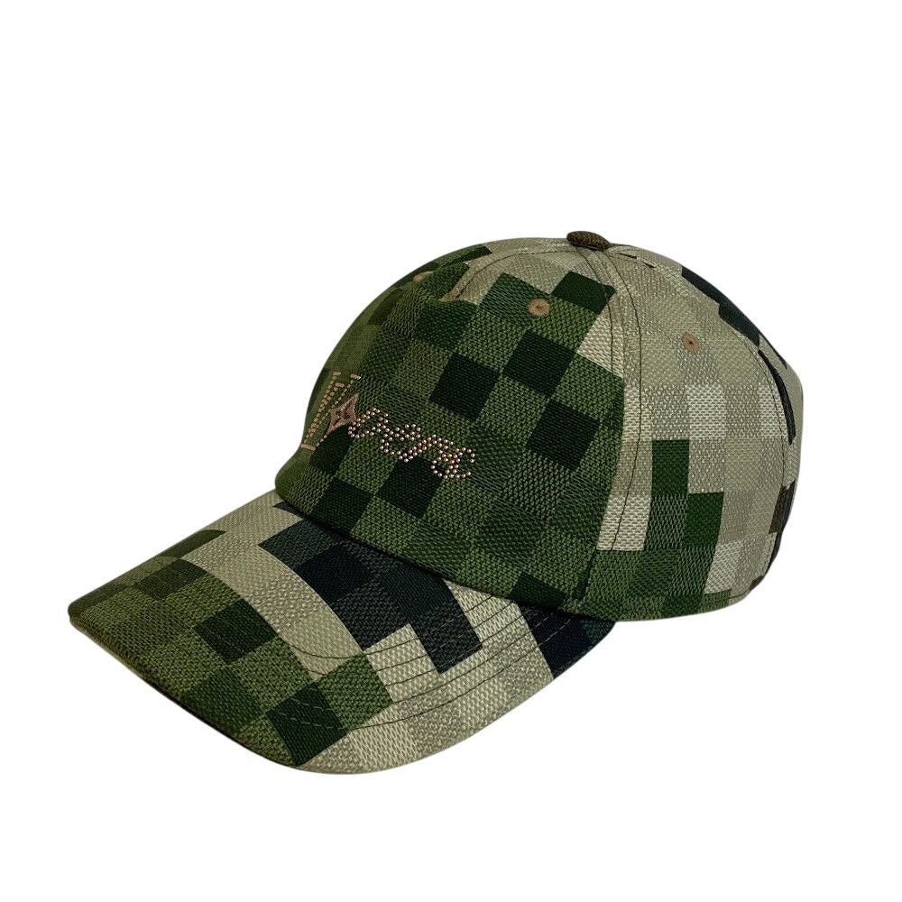 Louis Vuitton Damoflage Cap Cotton Green