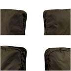 Prada Triangle Logo Shoulder Bag Khaki Tessuto — view 5