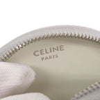 Celine Triomphe Leather Silver Coin Case 0117 — view 6