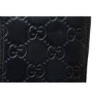 Gucci Wallet Long Round Zipper Webline Guccissima Dark Navy Red — view 8
