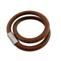 Hermes Iota Leather Choker Silver