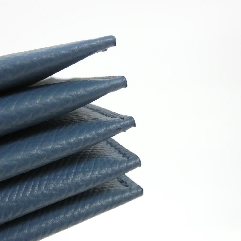 Celine Accordion Card Holder Case Slate Blue — view 3