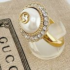 Gucci GG S Size Chain Effect Ring Flower — view 4