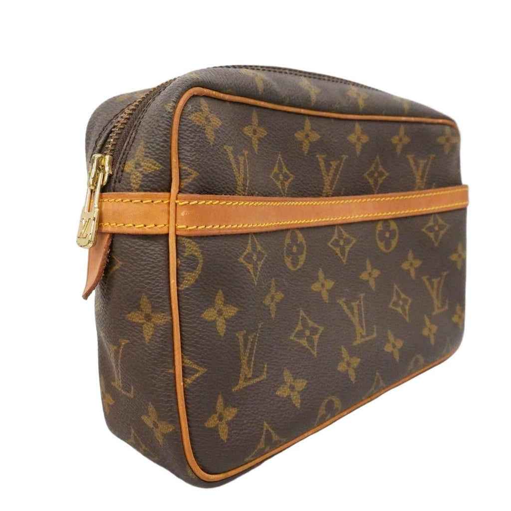 Louis Vuitton Clutch Monogram Compiegne 23 Brown — view 2
