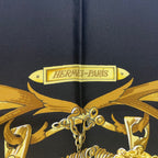 Hermes Scarf Silk Carre 90 Lemors a la Conetable Elegance Gold Black — view 6