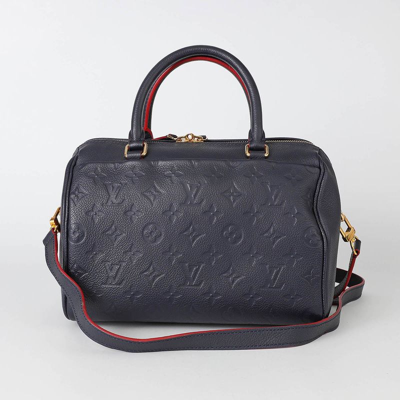 Louis Vuitton Handbag Speedy Bandouliere 25 Marine Rouge — view 2