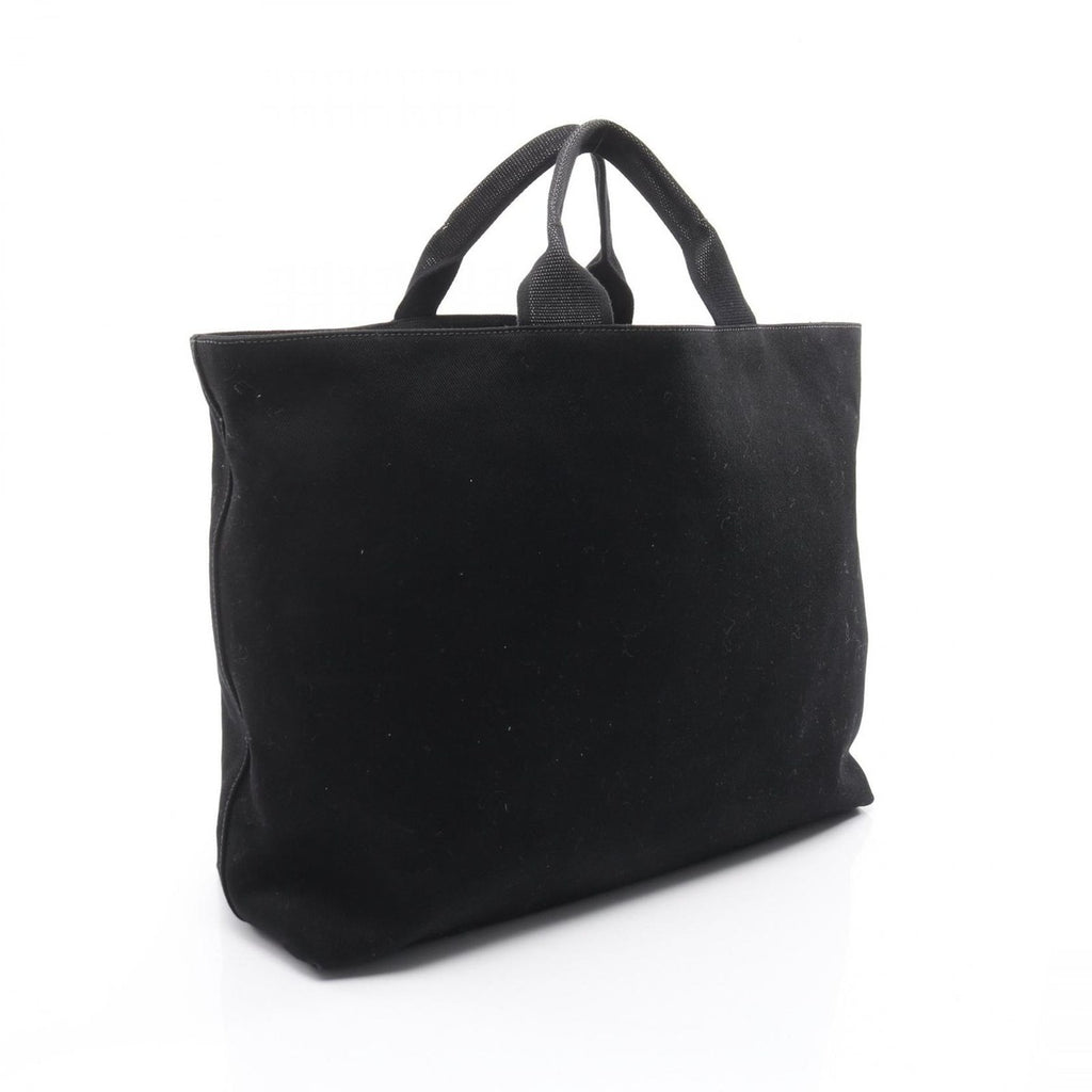 Prada Tote Drill Black Canvas Triangle Logo — view 2