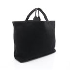 Prada Tote Drill Black Canvas Triangle Logo — view 2