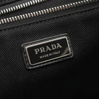 Prada Tote Drill Black Canvas Triangle Logo — view 4
