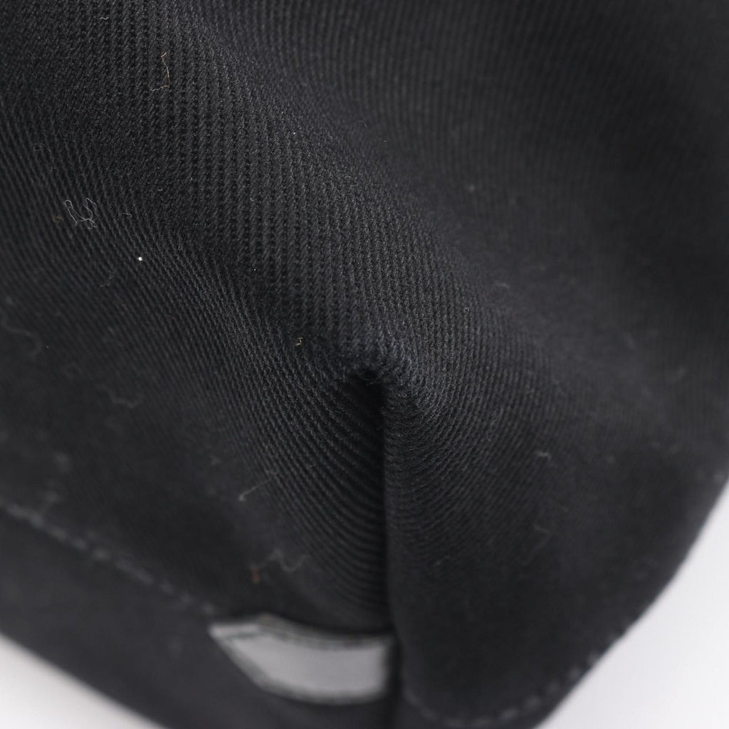 Prada Tote Drill Black Canvas Triangle Logo — view 5