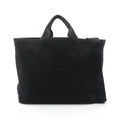 Prada Tote Drill Black Canvas Triangle Logo