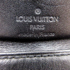 Louis Vuitton Porte Monnaie Satin Monogram Coin Case Black — view 4
