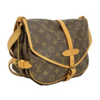 Louis Vuitton Shoulder Bag Monogram Saumur 30 Brown — view 2