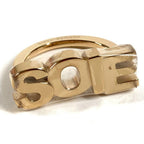 Hermes Scarf Ring Soie Logo Metal Gold