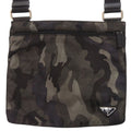 Prada Camouflage Tessuto Khaki Shoulder Bag