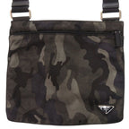 Prada Camouflage Tessuto Khaki Shoulder Bag