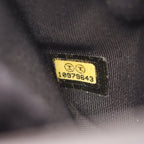 Chanel Bifold Long Wallet Chevron Stitch Dark Brown Leather CC Logo V — view 6