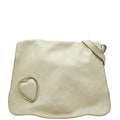 Gucci Guccissima Crossbody Bag Ivory White Leather
