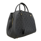 Louis Vuitton Handbag Monogram Empreinte Montaigne MM Noir 2-Way — view 2
