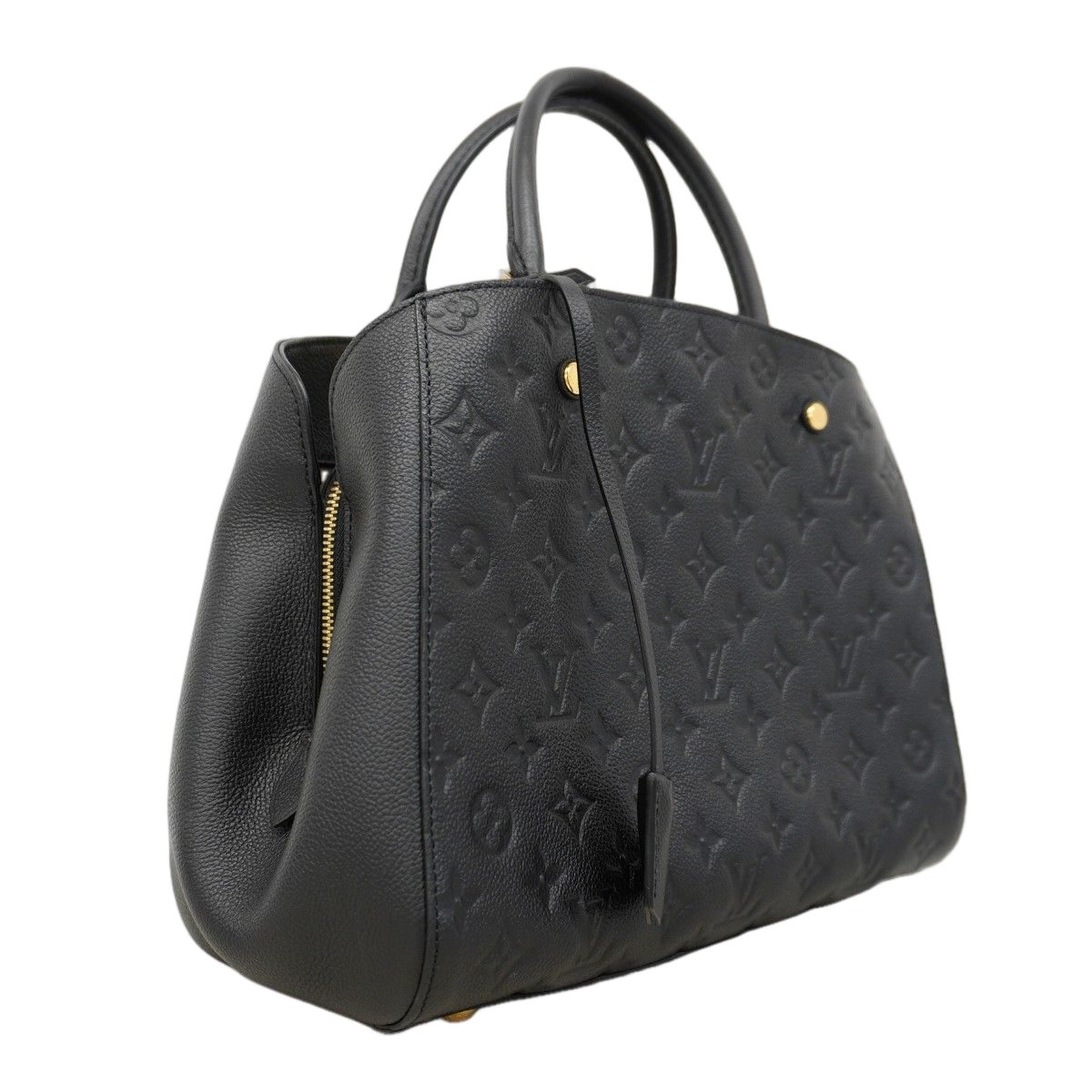Louis Vuitton Handbag Monogram Empreinte Montaigne MM Noir 2-Way — view 2