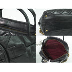 Chanel Quilted 2-Way Bowling Bag Chain Leather — view 7