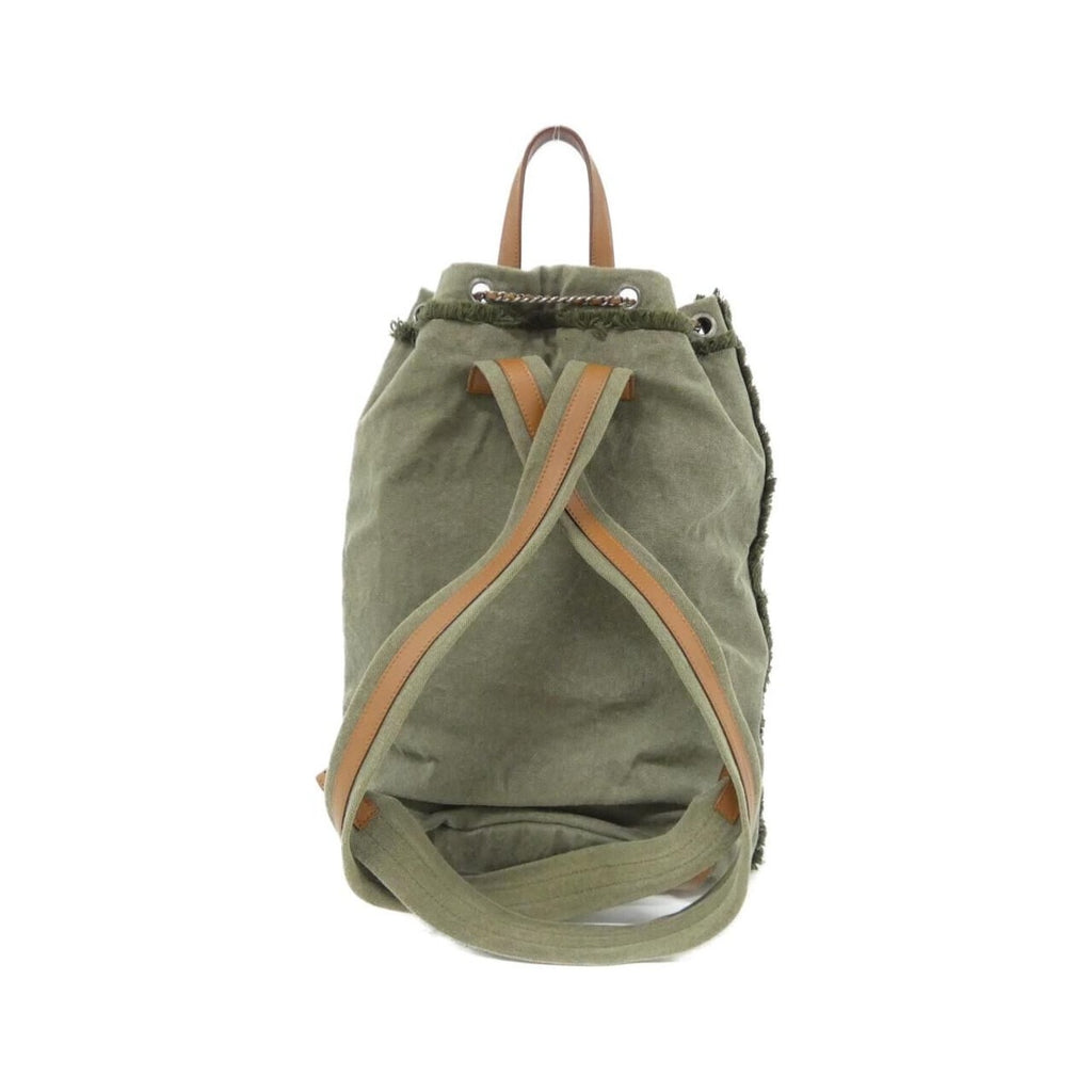 Chanel Backpack Canvas Red — view 2