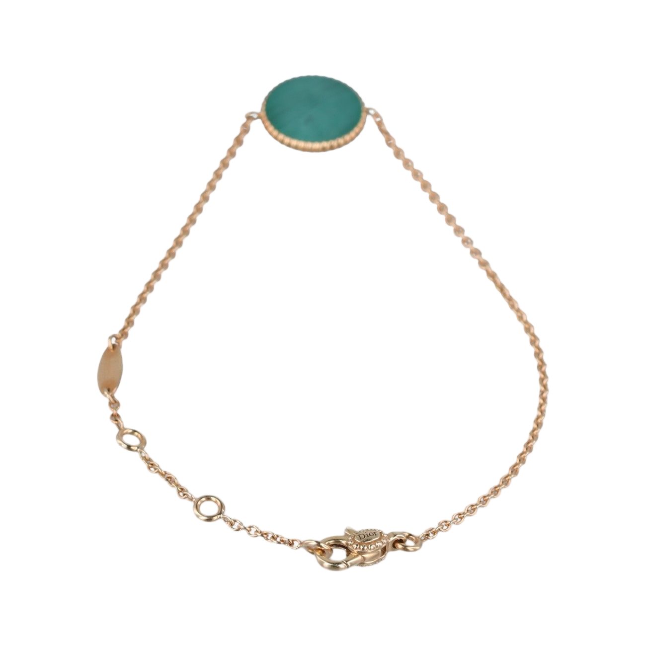 Dior Rose Des Vents Medallion Black Yellow Gold Bracelet — view 2