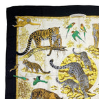 Hermes Carre 140 Large Tendresse Feline Wild Kindness Black — view 3