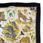 Hermes Carre 140 Large Tendresse Feline Wild Kindness Black — view 4