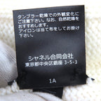 Chanel Cashmere CC Logo Knit Cap White Black — view 9