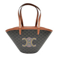 Celine Coufan Brown Triomphe Canvas Tote Bag Multicolor Logo