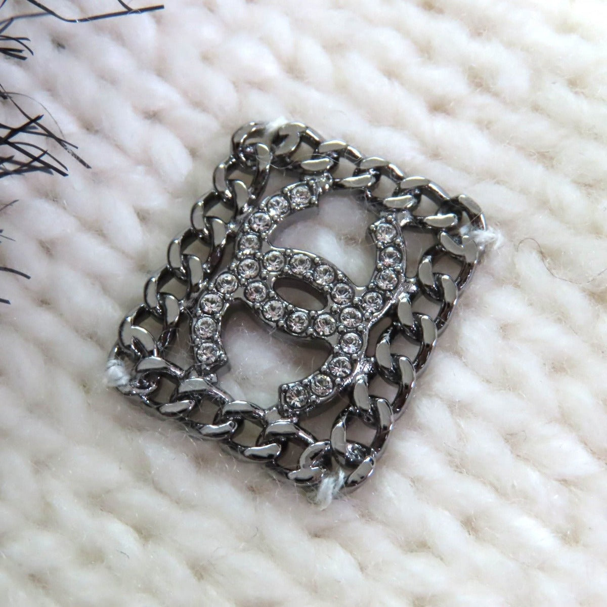 Chanel Cashmere Silk Blend with Coco Mark — view 5