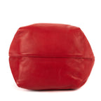 Saint Laurent Yves Teddy Bucket Red Smooth Leather — view 6