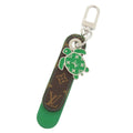 Louis Vuitton Dragonne Tab Monogram Turtle Brown Green Key Holder