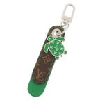 Louis Vuitton Dragonne Tab Monogram Turtle Brown Green Key Holder