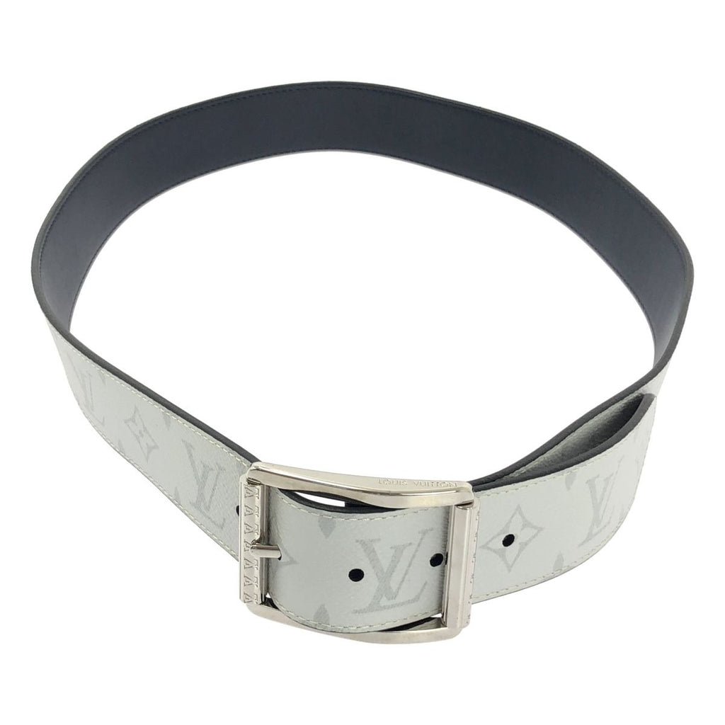 Louis Vuitton Ceinture Reverso Leather Belt 95 38 White