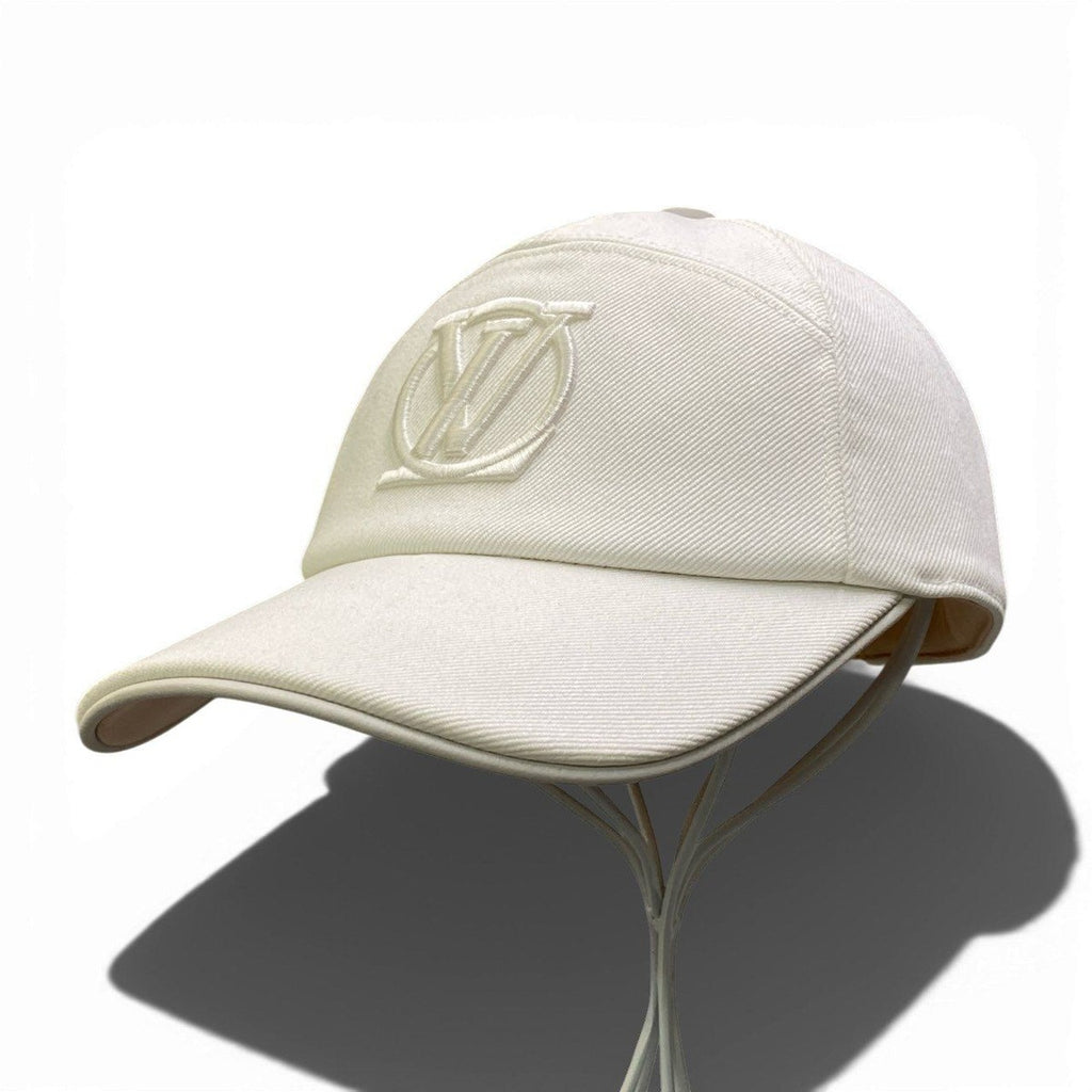 Louis Vuitton Logo City Cap Hat White — view 2