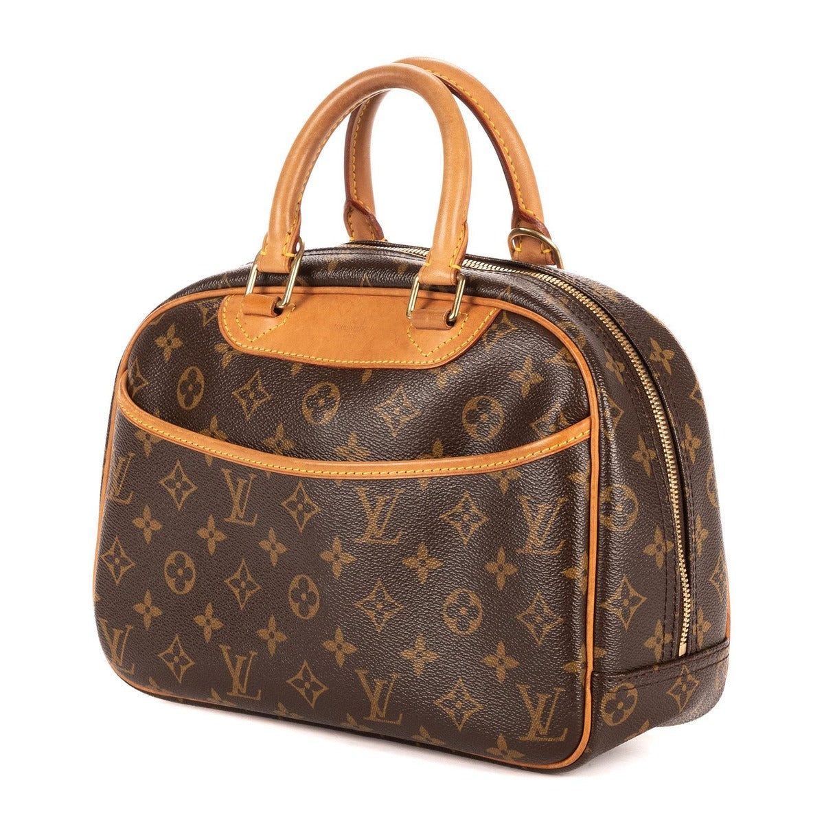 Louis Vuitton Trouville Brown Monogram Canvas Handbag — view 2