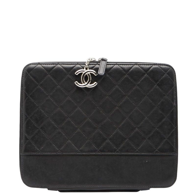 Chanel Black Leather
