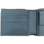 Bottega Veneta Fold Wallet Blue Intrecciato Leather — view 5