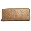 Louis Vuitton Monogram Empreinte Portefeuille Clemence Leather Zip Around Wallet