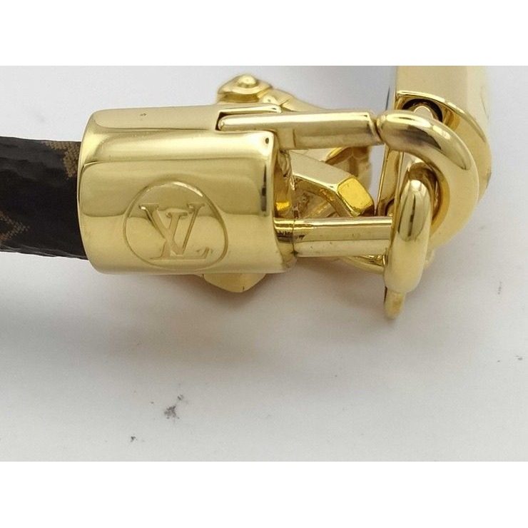 Louis Vuitton Bracelet Speedy Brown Gold Monogram Empreinte — view 6